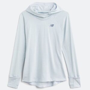 New Balance Impact Grid Performance Hoodie Gray